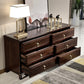 Mid-Century Modern Accent Chest Rectangle Brown Lacquered Wood Chest Clearhalo 'Cabinets & Chests' 'cabinets_chests' 'furn' 'furn_cabinets_chests' 'Furniture' 'Living Room Furniture' 6672062