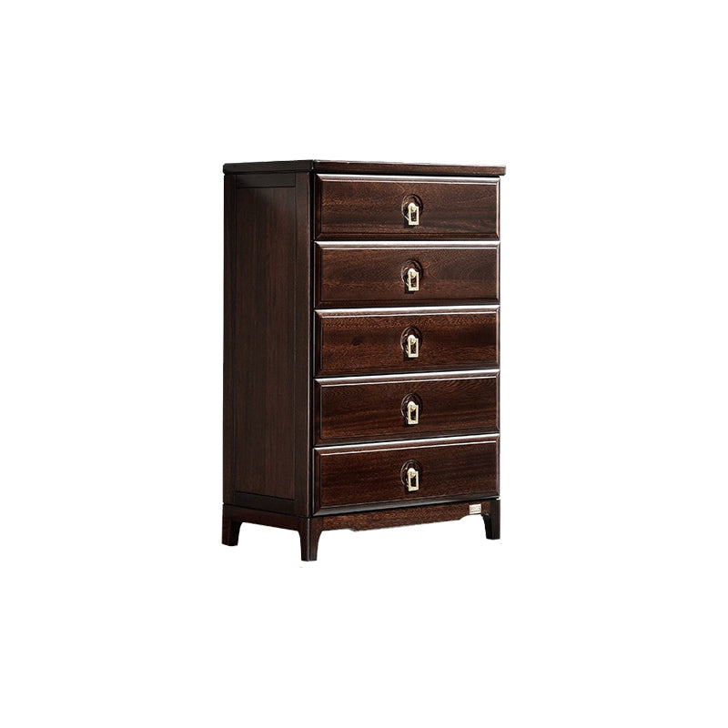 Mid-Century Modern Accent Chest Rectangle Brown Lacquered Wood Chest 5 Clearhalo 'Cabinets & Chests' 'cabinets_chests' 'furn' 'furn_cabinets_chests' 'Furniture' 'Living Room Furniture' 6672068