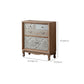 Industrial Espresso Accent Cabinet with Drawer Chest with Doors Clearhalo 'Cabinets & Chests' 'cabinets_chests' 'furn' 'furn_cabinets_chests' 'Furniture' 'Living Room Furniture' 6672090