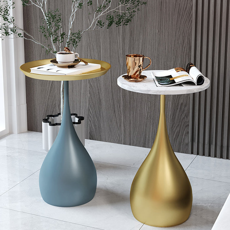 Tavolo da gamba del vassoio superiore tavolo da piedistallo per soggiorno per soggiorno