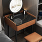 Vanity contemporaneo con cassetto Specchio a specchio in legno a letto Bedroommakeup Vanity Set