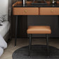 Vanity contemporaneo con cassetto Specchio a specchio in legno a letto Bedroommakeup Vanity Set