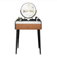 Vanity contemporaneo con cassetto Specchio a specchio in legno a letto Bedroommakeup Vanity Set