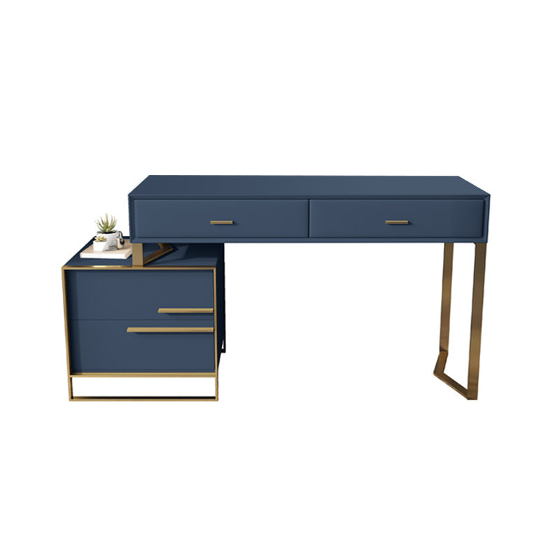 Set di vanità per campeggio con specchio blu per trucco glam