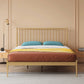 Glam Metal Slat Bed with Headboard Standard Bed with Metal Legs in Gold Queen Bed & Mattress Clearhalo 'Bedroom Furniture' 'Beds' 'furn' 'furn_beds' 'Furniture' 6672608
