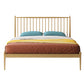 Glam Metal Slat Bed with Headboard Standard Bed with Metal Legs in Gold Clearhalo 'Bedroom Furniture' 'Beds' 'furn' 'furn_beds' 'Furniture' 6672612