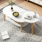 Table basse à quatre pieds en bois artificiel ou table d'appoint avec étagère