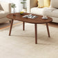 Table basse à quatre pieds en bois artificiel ou table d'appoint avec étagère
