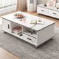 Artificial Wood Coffee or End Table Rectangular Coffee Table with Storage Clearhalo 'Coffee & Accent Tables' 'Coffee Tables' 'coffee_tables' 'furn' 'furn_coffee_tables' 'Furniture' 'Living Room Furniture' 6672949