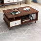 Artificial Wood Coffee or End Table Rectangular Coffee Table with Storage 39.5"L x 19"W x 18"H Walnut Cabinet Not Included Clearhalo 'Coffee & Accent Tables' 'Coffee Tables' 'coffee_tables' 'furn' 'furn_coffee_tables' 'Furniture' 'Living Room Furniture' 6672963