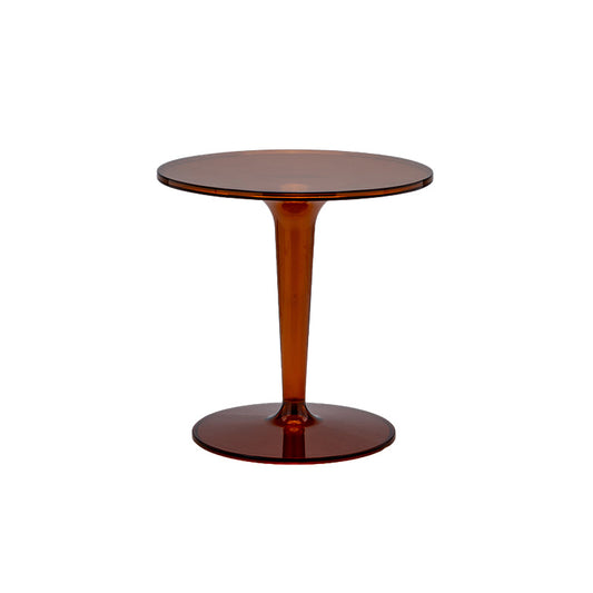 Tabella dell'estremità laterale rotonda di plastica 19.09 "Tavolo accento laterale largo di piedistallo