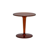 Tabella dell'estremità laterale rotonda di plastica 19.09 "Tavolo accento laterale largo di piedistallo