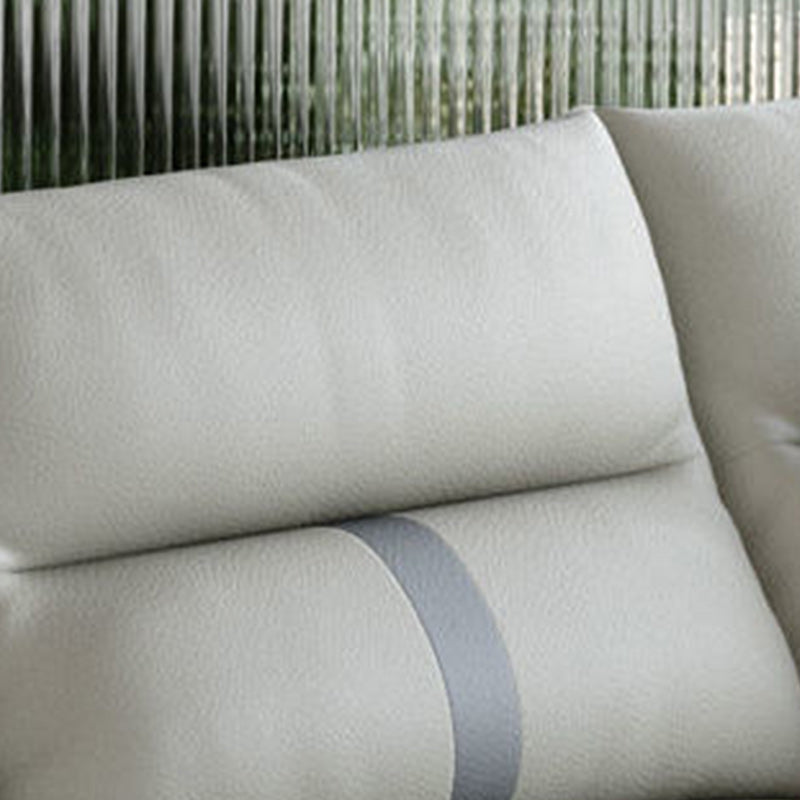 70" Wide Contemporary Sectional Sofa Leather Modular Sectional Clearhalo 'furn' 'furn_sectionals' 'Furniture' 'Living Room Furniture' 'Sectionals' 6673165