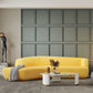 30" Wide Contemporary Sectional Sofa Fabric Curved Corner Sectional Flannel Yellow Clearhalo 'furn' 'furn_sectionals' 'Furniture' 'Living Room Furniture' 'Sectionals' 6673273