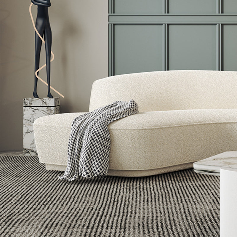 30" Wide Contemporary Sectional Sofa Fabric Curved Corner Sectional Clearhalo 'furn' 'furn_sectionals' 'Furniture' 'Living Room Furniture' 'Sectionals' 6673277