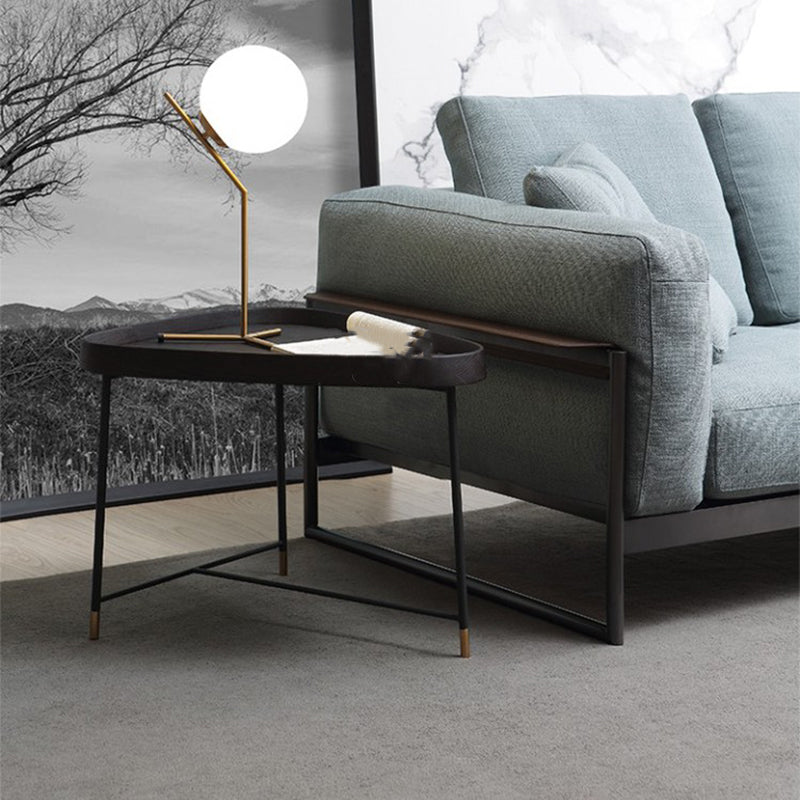 Tavolo da gambe a croce moderna in legno massiccio per soggiorno per soggiorno