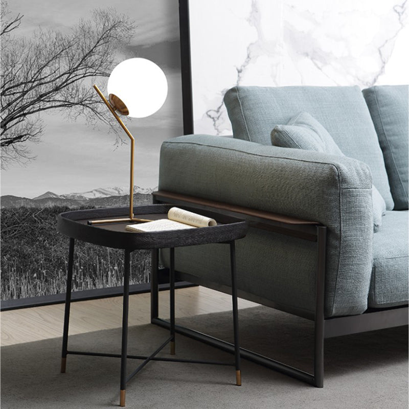 Tavolo da gambe a croce moderna in legno massiccio per soggiorno per soggiorno