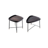 Tavolo da gambe a croce moderna in legno massiccio per soggiorno per soggiorno