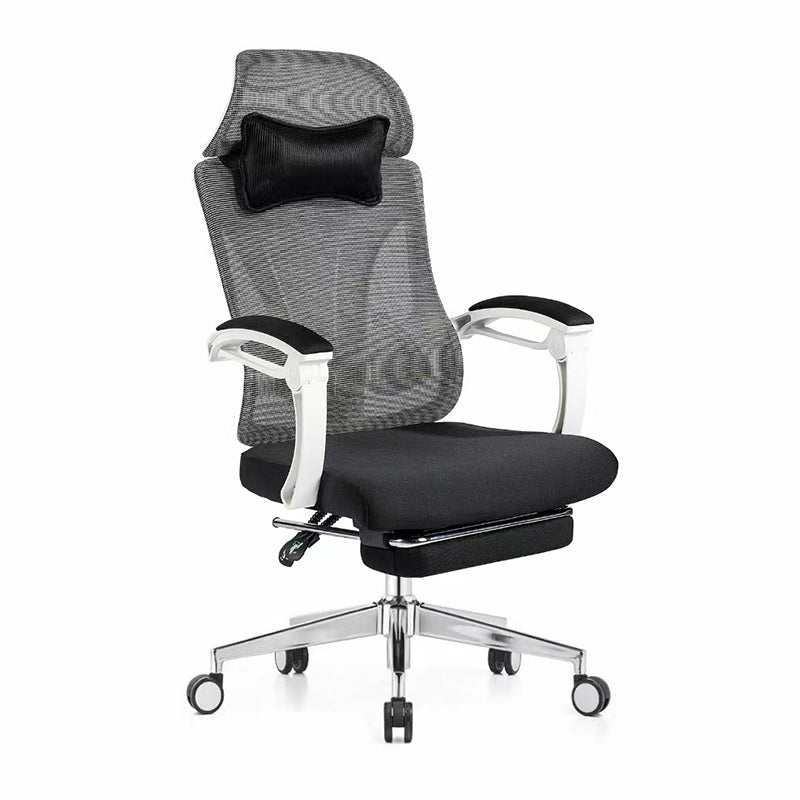 Modern Office Chair Adjustable Seat Height Padded Arms Desk Chair with Wheels Clearhalo 'furn' 'furn_office_chair' 'Furniture' 'Office Chairs' 'Office Furniture' 'office_chair' 6673907