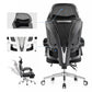 Modern Office Chair Adjustable Seat Height Padded Arms Desk Chair with Wheels Clearhalo 'furn' 'furn_office_chair' 'Furniture' 'Office Chairs' 'Office Furniture' 'office_chair' 6673914