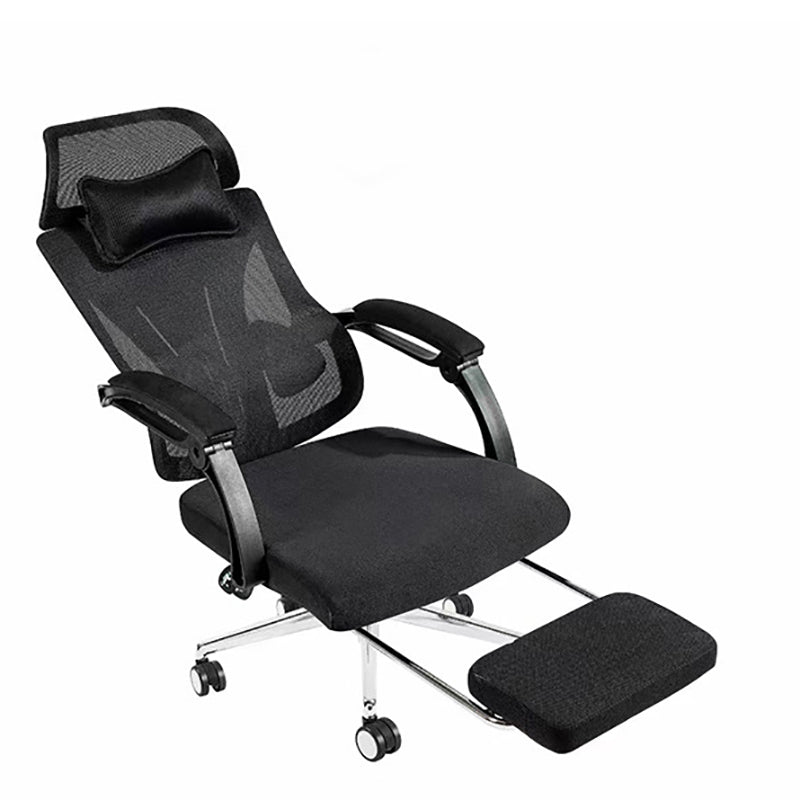 Modern Office Chair Adjustable Seat Height Padded Arms Desk Chair with Wheels Clearhalo 'furn' 'furn_office_chair' 'Furniture' 'Office Chairs' 'Office Furniture' 'office_chair' 6673916