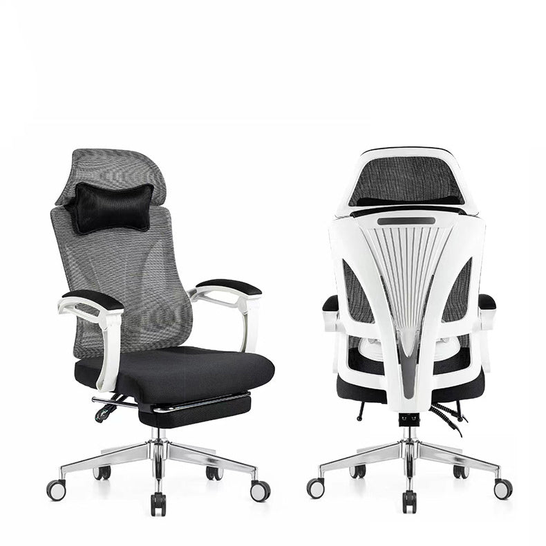 Modern Office Chair Adjustable Seat Height Padded Arms Desk Chair with Wheels Clearhalo 'furn' 'furn_office_chair' 'Furniture' 'Office Chairs' 'Office Furniture' 'office_chair' 6673918