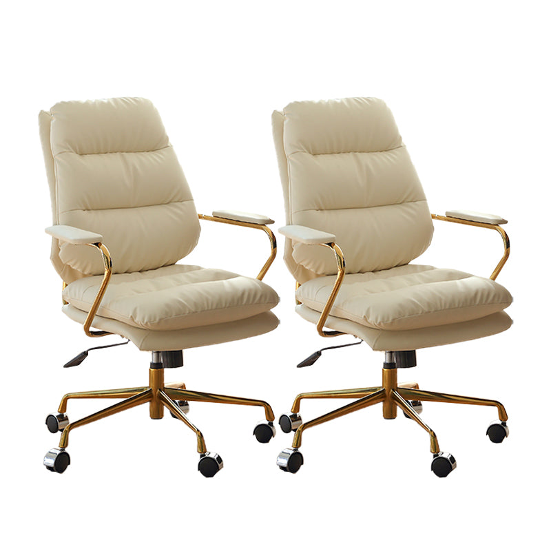 Moderne gestoffeerde bureaustoelstoel vaste armen geen pijnlijke bureaustoel met wielen