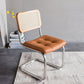 Contemporary No Arm Desk Chair No Wheels Task Chair for Office Orange 1 Piece Clearhalo 'furn' 'furn_office_chair' 'Furniture' 'Office Chairs' 'Office Furniture' 'office_chair' 6673994