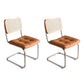Contemporary No Arm Desk Chair No Wheels Task Chair for Office Orange 2 Piece Set Clearhalo 'furn' 'furn_office_chair' 'Furniture' 'Office Chairs' 'Office Furniture' 'office_chair' 6674012