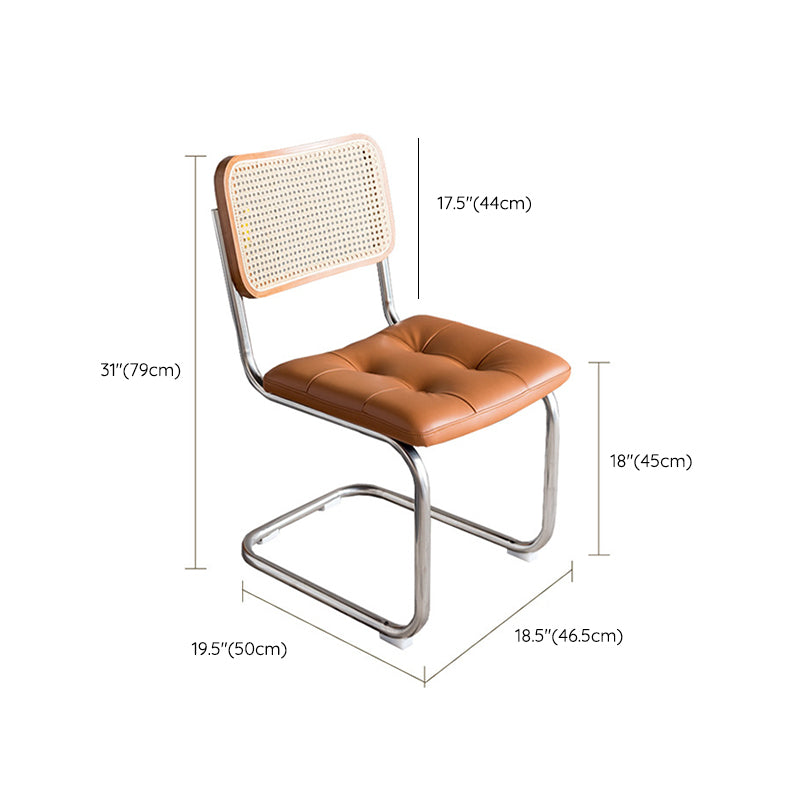 Contemporary No Arm Desk Chair No Wheels Task Chair for Office Clearhalo 'furn' 'furn_office_chair' 'Furniture' 'Office Chairs' 'Office Furniture' 'office_chair' 6674016