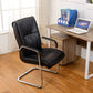 Contemporary Leather Task Chair Padded Arms Desk Chair for Office