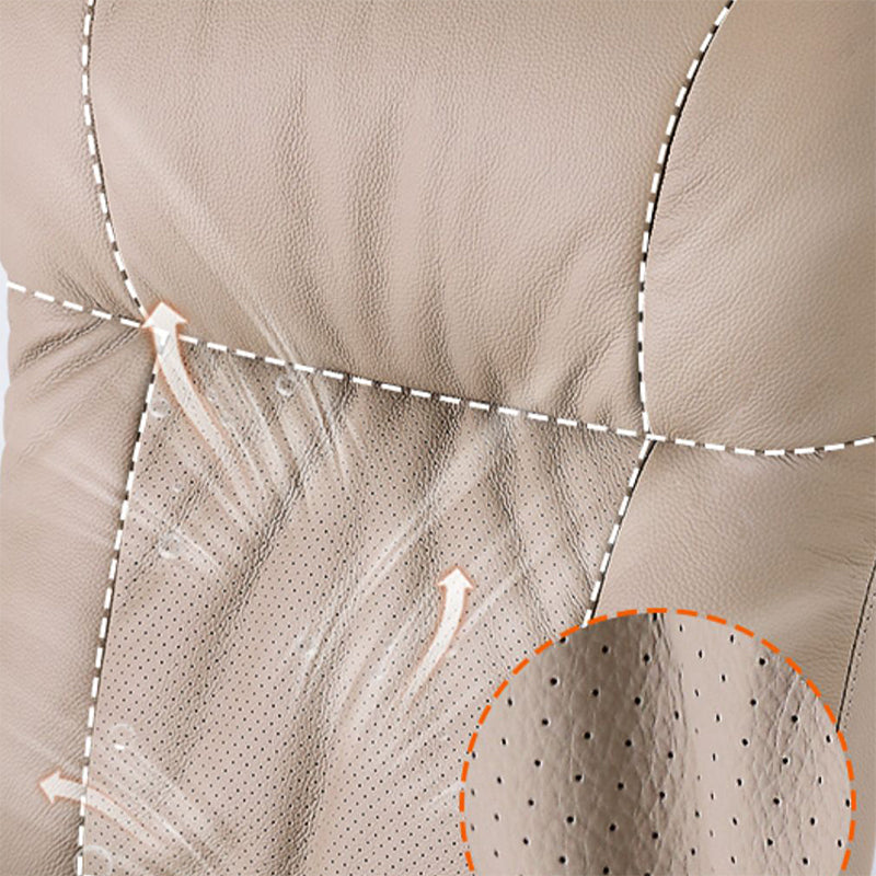 Modern Swivel Chair Adjustable Seat Height Fixed Arms Footrest Office Chair with Wheels Clearhalo 'furn' 'furn_office_chair' 'Furniture' 'Office Chairs' 'Office Furniture' 'office_chair' 6674111