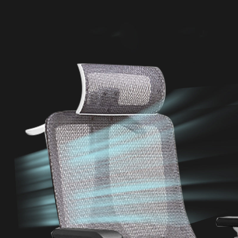 Moderne roteerbare bureaustoel Mesh Mid / High Back Desk stoel met wielen