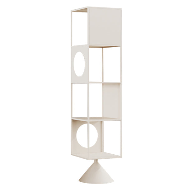 ホームオフィス用の棚付きのモダンな標準書籍棚の金属オープンシェルフ本棚