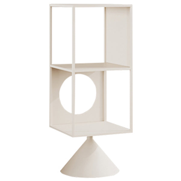 ホームオフィス用の棚付きのモダンな標準書籍棚の金属オープンシェルフ本棚