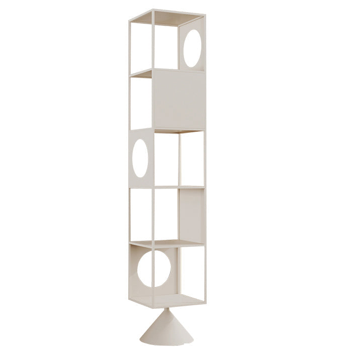 ホームオフィス用の棚付きのモダンな標準書籍棚の金属オープンシェルフ本棚