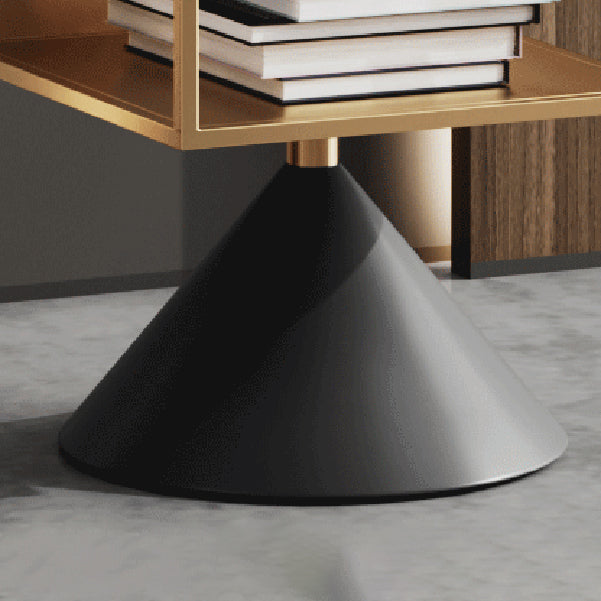 ホームオフィス用の棚付きのモダンな標準書籍棚の金属オープンシェルフ本棚