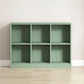 Contemporary Closed Back Bookcase Standard Wooden Bookshelf with Shelves