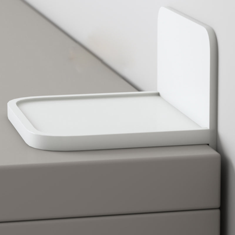 Contemporary Closed Back Bookcase Standard Wooden Bookshelf with Shelves