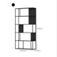 Metal Shelves Included Bookshelf Etagere Open Back Modern Bookcase