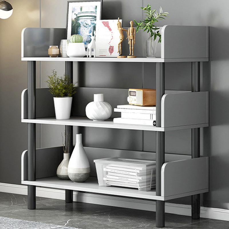 Engineered Wood Standard Bookshelf Open Back Bookcase with Shelves Clearhalo 'Bookcases' 'furn' 'furn_bookcases' 'Furniture' 'Office Furniture' 6674695