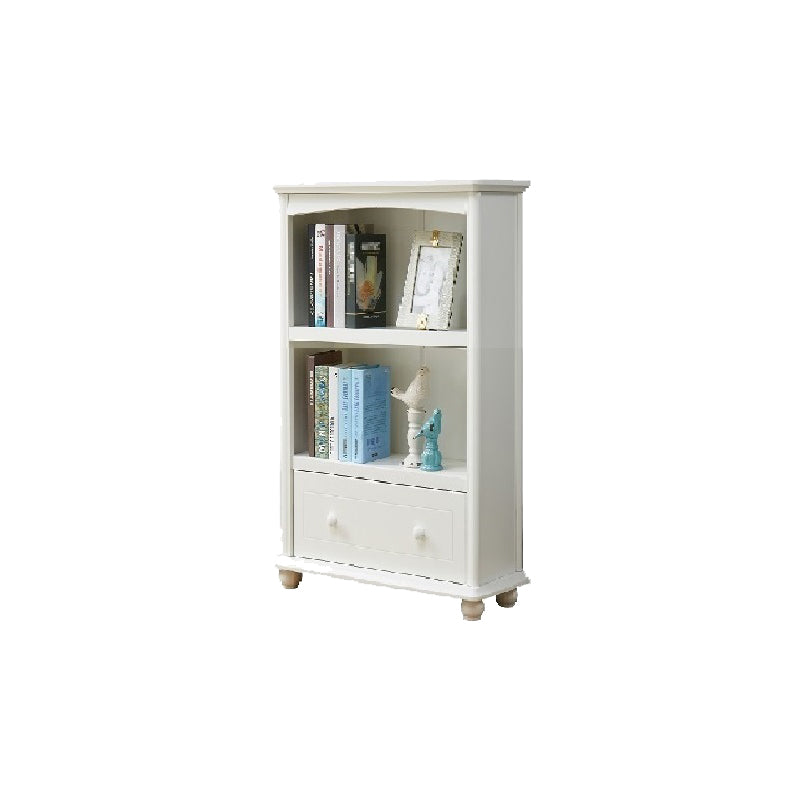 Contemporary Closed Back Bookshelf Standard Wooden Bookcase with Shelves