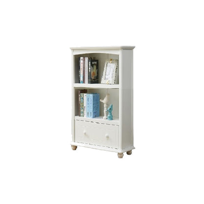 Contemporary Closed Back Bookshelf Standard Wooden Bookcase with Shelves