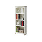 Contemporary Closed Back Bookshelf Standard Wooden Bookcase with Shelves
