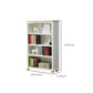 Contemporary Closed Back Bookshelf Standard Wooden Bookcase with Shelves