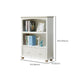Contemporary Closed Back Bookshelf Standard Wooden Bookcase with Shelves