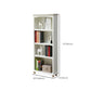 Contemporary Closed Back Bookshelf Standard Wooden Bookcase with Shelves