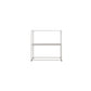 Metal Etagere Bookshelf Contemporary Open Back Bookcase with Shelves