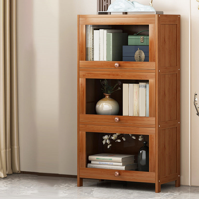 Urban Shelf Bookcase Engineered Wood Book Shelf with Cabinets for Study Room