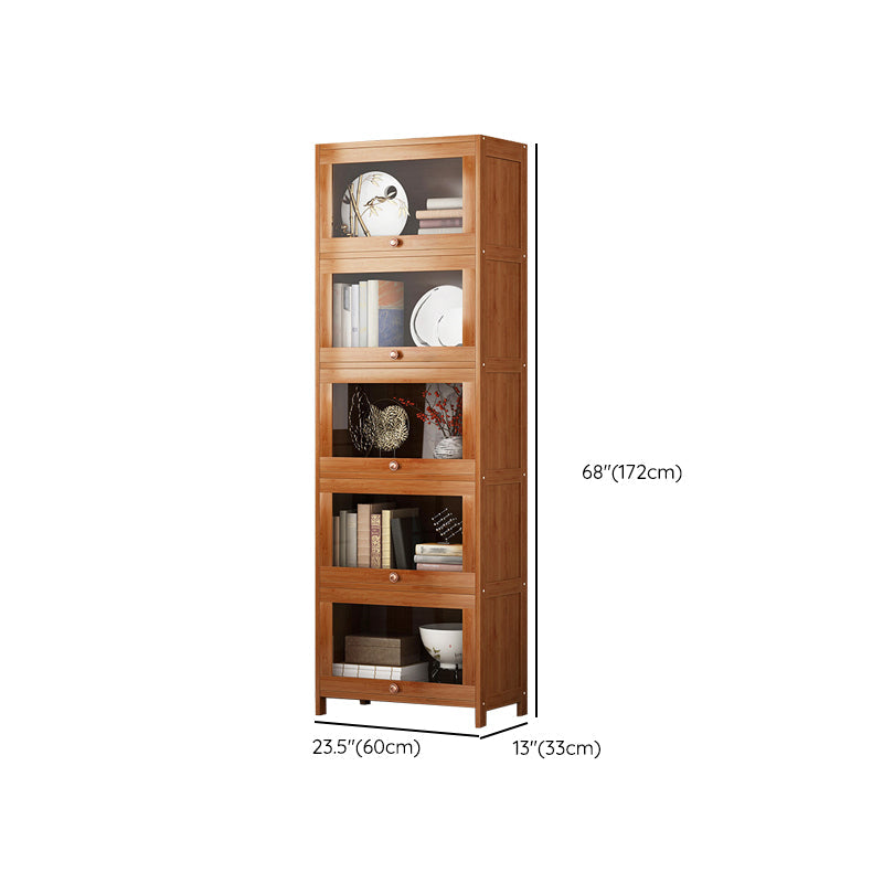 Urban Shelf Bookcase Engineered Wood Book Shelf with Cabinets for Study Room